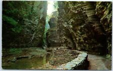 View in the Gorge through the Vista toward Diamond Falls in Watkins Glen, N. Y. picture