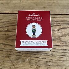 Hallmark 2018 Teensy Nutcracker Repaint KOC Keepsake Miniature Ornament Club picture