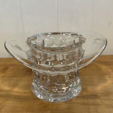 Vintage Fostoria American Clear Glass Top Hat 3” Vase Trinket Dish picture