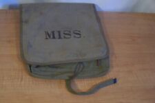 AUTHENTIC VERY RARE WW1 HAVERSACK, ROCK ISLAND ARSENAL,LEATHER TIES, NICE COND picture