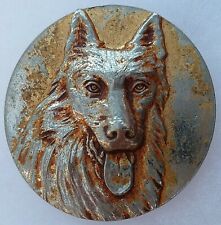 ORIGINAL Dog Cynophile German Wolf Shepherd Badge Badge 44mm picture