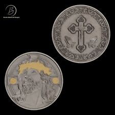 Jesus Christ and Cross Challenge Coin picture