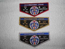 Order of the Arrow Occoneechee Lodge 104 70th Anniversary Flap Set OA / BSA picture