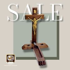 Vintage Wood Cross Crucifix 12