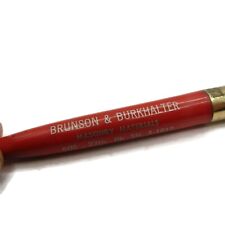Brunson & Burkhalter Masonry Materials Lubbock Texas Advertising Pen Vintage picture