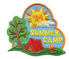 Girl Boy Cub SUMMER CAMP '24 2024 Patches Crest Badge SCOUT GUIDE camper camping picture