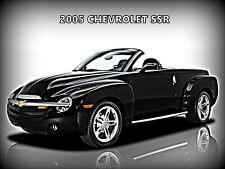2005 Chevrolet SSR New Metal Sign: Original Look in Black picture