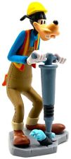 GOOFY Walt Disney CONSTRUCTION WORKER PVC Toy Playset Figure 4 1/4