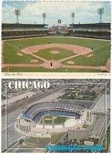Chicago White Sox Comiskey Park Baseball Stadium Postcards - Then & Now picture