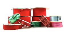 Vintage Christmas Ribbon Lot Velvet and Cord picture