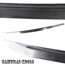 Bare Blade Sharp Folded Steel 2048 Layers For DIY Japanese Wakizashi Sword picture