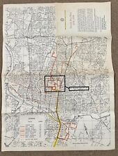 Vintage 1978-79 University OF Texas, Austin - Shuttle Bus Map / Double Sided picture