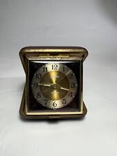 Vintage Linden Mechanical Wind Up Traveling Folding Alarm Clock picture