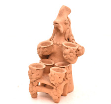Mexican Oaxaca Teodora Blanco Folk Art Pottery Clay VTG Figurine Sculpture 5.5