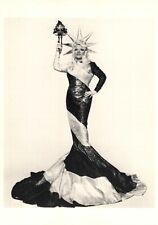 Mae West Famous Hollywood Legend 1970 Image as Statue of Liberty Postcard picture