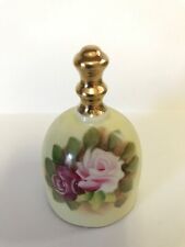 Vintage Enesco made in Japan porcelain  floral bell picture