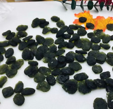 20pcs  35-45CT Genuine Raw Moldavite Crystal from Czech RepublicPIC certificate picture