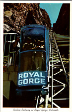 Vintage 1970's Incline Railway Car Lift Royal Gorge Canon City Colorado Postcard picture