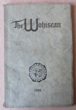 1924 Woodburn High School Yearbook Woodburn Oregon * The Wohiscan picture