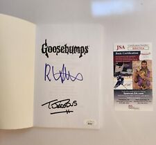 RL Stine + Tim Jacobus Signed Goosebumps book JSA COA Autograph Auto Author 1 picture