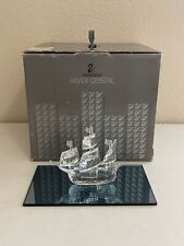 Swarovski Crystal Santa Maria Ship Figurine w/ Mirror & Box picture