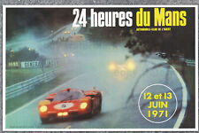 1971 24 Heures Du Mans Ferrari 512 S Vintage Advertising Race Poster 11 x 17 picture