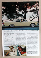 Lincoln Continental  1964  Magazine Print Ad 7 x 10 picture