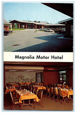 c1950's Multiview Quality Court Magnolia & Restaurant Vicksburg MS Postcard picture