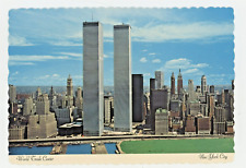 Vintage Postcard  NYC WORLD TRADE CENTER CHROME 1983 UNPOSTED 4X6 picture