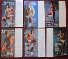 Lot of 6 Diff JOCKEY Men's Underwear Briefs Print Ads ~ JIM PALMER Baseball Star picture
