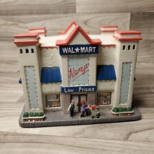 Wal-Mart Store Fiber Optic Holiday Christmas Village Building Tested Works picture