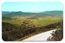 Yampa River Valley from Rabbit Ear Pass Hwy 40 Steamboat Springs CO Postcard C22 picture