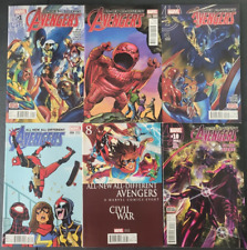 ALL-NEW ALL-DIFFERENT AVENGERS SET OF 8 ISSUES (2016) MARVEL COMICS VARIANTS+ picture