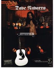 2005 YAMAHA LLX6 Acoustic Guitar DAVE NAVARRO VINTAGE Print Ad picture