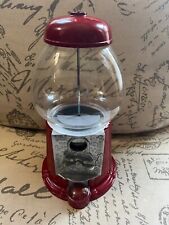 Vintage 1985 11 Inch Carousel Classic Gumball Machine, Metal Base, Glass Globe picture