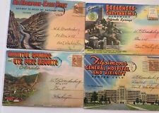 Colorado Springs Vintage Fold Out Souvenir Folder Postcard Denver Lot of (4) picture