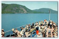 1956 Roger's Slide On Lake George MV Ticonderoga Passengers Elmira NY Postcard picture