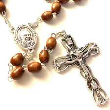Saint Padre Pio Rosary with Relic - Blessed By Pope Francis picture