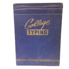 Antique 1947 College Typing 2nd ed. H. M. Rowe Company picture