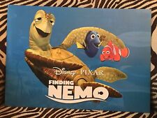 Disney Store Walt Disney’s Finding Nemo Movie Lithograph Commemorative Set of 4 picture