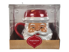 Hallmark Inspirations Santa Mug With Hat Lid Warmest Of Wishes picture