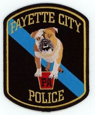 PENNSYLVANIA PA FAYETTE CITY POLICE NICE SHOULDER PATCH SHERIFF picture