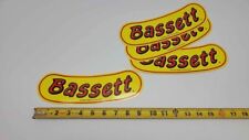 Vintage Nascar Race Decal Bassett Racing Wheels $13 Each picture