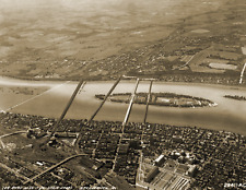 1936 Aerial View Harrisburg, Pennsylvania Old Photo 8.5