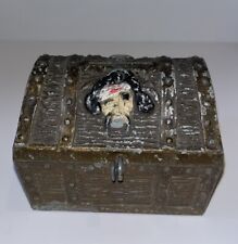 Vintage Pirate Treasure Chest Savings Bank By E.J. Kahn Company Chicago Metal picture