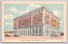 Winnipeg Manitoba Canada, Royal Alexandria Hotel, Vintage Postcard picture