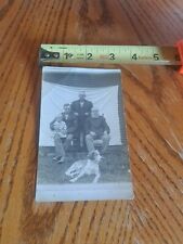 Family Dog With 4 Generation Family RPPC Real Photo Postcard picture