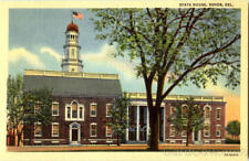 Dover,DE State House Kent County Delaware Linen Postcard Vintage Post Card picture