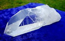 Lemurian Quartz Clear Crystal Point OLD SOUL w Timelines & BIG Keys For Sale L12 picture