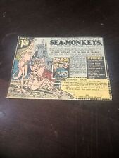 Vintage Sea Monkeys 1971 Ad 6 X 4 1/2” picture